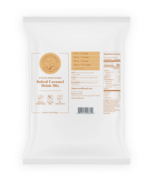 Sugar Free Salted Caramel Drink Mix - Wholesale